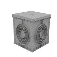 30*30*30 DÜZ GRİ YERALTI BUAT + DÜZ GRİ KAPAK 1